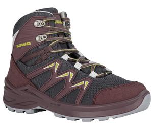 Lowa Wander-Travelschuhe Innox Pro MID GTX Junior (Synthetik/Textil, wasserdicht) altrosa/dunkelgrün Kleinkinder, Größe Euro (US) 30 (13)