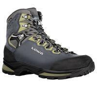 Lowa Wanderschuhe Camino Evo GTX (Trekking, Nubukleder, wasserdicht) stahlblau/kiwi Herren, Größe Euro (US) 46,5 (12,5)
