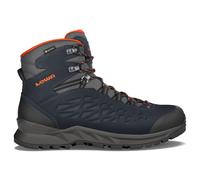 Lowa Wanderschuhe Explorer II Mid GTX (Trekking, Travel, wasserdicht) navyblau/orange Herren, Größe Euro (US) 44,5 (11)