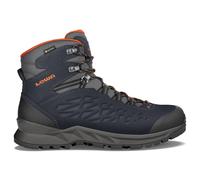 Lowa Wanderschuhe Explorer II Mid GTX (Trekking, Travel, wasserdicht) navyblau/orange Herren, Größe Euro (US) 42 (9)