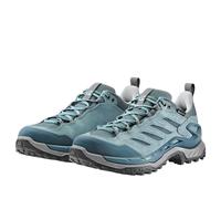 Lowa Wanderschuhe Innovo Low GTX (All-Terrain, Veloursleder/Textil, wasserdicht) rauchblau/weiss Damen, Größe Euro (US) 41 (9)