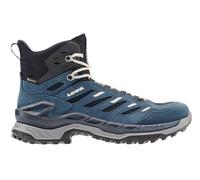 Lowa Wanderschuhe Innovo Mid GTX (All-Terrain, Veloursleder, wasserdicht) blau/grau Damen, Größe Euro (US) 40 (8,5)