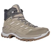 Lowa Wanderschuhe Innovo Mid GTX (All-Terrain, Veloursleder, wasserdicht) braun/grau Damen, Größe Euro (US) 39 (7,5)