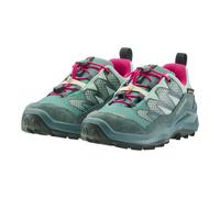 Lowa Wanderschuhe Maddox Pro Low GTX Junior (Textil/Veloursleder, wasserdicht) petrol/pink Kleinkinder, Größe Euro (US) 25 (9)