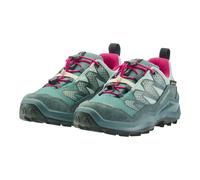 Lowa Wanderschuhe Maddox Pro Low GTX Junior (Textil/Veloursleder, wasserdicht) petrol/pink Kleinkinder, Größe Euro (US) 33 (2)