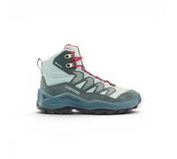 Lowa Wanderschuhe Maddox Pro Mid GTX Junior (Textil/Veloursleder, wasserdicht) petrolgrün/pink Kleinkinder, Größe Euro (US) 33 (2)