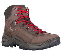 Lowa Wanderschuhe Renegade 100-Jahr GTX Mid (All-Terrain, Nubukleder, wasserdicht) espressobraun/rot Herren, Größe Euro (US) 41,5 (8,5)