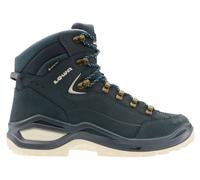 Lowa Wanderschuhe Renegade Evo Mid GTX (All-Terrain, Nubukleder, wasserdicht) navyblau/dune Damen, Größe Euro (US) 39 (7,5)