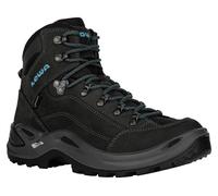 Lowa Wanderschuhe Renegade Mid GTX (All-Terrain, Nubukleder, wasserdicht) 2024 asphaltgrau/türkis Damen, Größe Euro (US) 38 (7)