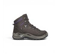 Lowa Wanderschuhe Renegade Mid GTX (All-Terrain, Nubukleder, wasserdicht) 2024 schieferbraun/brombeere Damen, Größe Euro (US) 37 (6)
