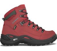 Lowa Wanderschuhe Renegade Mid GTX (All-Terrain, Nubukleder, wasserdicht) chilirot Damen (Gr. 37), Größe Euro (US) 37 (6)