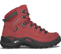 Lowa Wanderschuhe Renegade Mid GTX (All-Terrain, Nubukleder, wasserdicht) chilirot Damen (Gr. 37), Größe Euro (US) 38 (7)