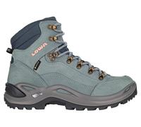 Lowa Wanderschuhe Renegade Mid GTX (All-Terrain, Nubukleder, wasserdicht) eisblau/lachs Damen, Größe Euro (US) 37 (6)