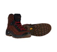 Lowa Wanderschuhe Renegade Mid GTX (All-Terrain, Nubukleder, wasserdicht) mahagonibraun/rot Herren, Größe Euro (US) 46 (12)