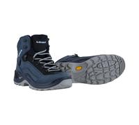 Lowa Wanderschuhe Renegade Mid GTX (All-Terrain, Nubukleder, wasserdicht) smokeblau Damen, Größe Euro (US) 39,5 (8)