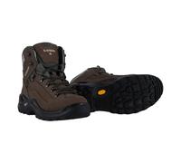 Lowa Wanderschuhe Renegade Wide Mid GTX (All-Terrain, wasserdicht, weit/breit) kieselbraun Damen, Größe Euro (US) 38 (7)