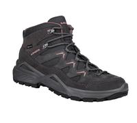 Lowa Wanderschuhe Sirkos Evo Mid GTX (Veloursleder/Textil, wasserdicht) graphitgrau/altrosa Damen, Größe Euro (US) 37,5 (6,5)