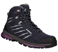 damen wanderschuh lowa trek evo gtx mid blau violett