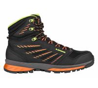 Lowa Wanderschuhe Trek Evo Mid GTX (Trekking, Synthetik/Textil, wassderdicht) schwarz/flame Herren, Größe Euro (US) 43,5 (10)