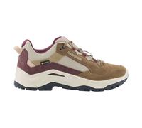 Lowa Wanderschuhe Ventierra LO GTX (Veloursleder/Textil, wasserdicht) desertbraun/pfirsichrosa Damen, Größe Euro (US) 41 (9)