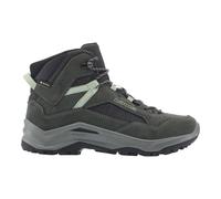 Lowa Wanderschuhe Ventierra QC GTX (Veloursleder/Textil, wasserdicht) grau/rauchgrün Damen, Größe Euro (US) 37,5 (6,5)