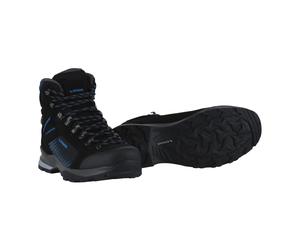 Lowa Wanderschuhe Vigo GTX (Trekking, Spaltleder-Textil, wassderdicht) schwarz/blau Herren, Größe Euro (US) 47 (13)