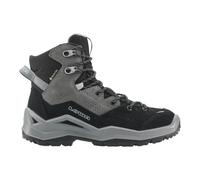 Lowa Wanderschuhe Wandax Mid GTX (Veloursleder/Synthetik, wasserdicht) schwarz/grau Kinder, Größe Euro (US) 40 (7,5)