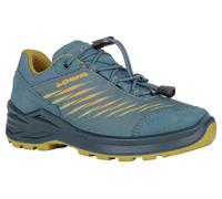 Lowa Wanderschuhe Zirrox II GTX Low Junior (Multifunktion, wasserdicht) 2025 petrolblau/senf Kleinkinder, Größe Euro (US) 34 (3)