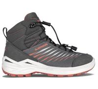 Lowa Wanderschuhe Zirrox II GTX MID Junior (Multifunktion, wasserdicht) graphitegrau/korallrot Kinder, Größe Euro (US) 36 (4)