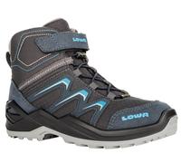 Lowa Winterschuhe Maddox Warm GTX Kid (wasserdicht) stahlblau Kinder, Größe Euro (US) 27 (10)