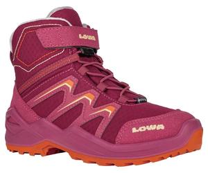 Lowa Winterschuhe Maddox Warm Mid GTX (Textil/Synthetik, wasserdicht) 2024 pink/orange Mädchen, Größe Euro (US) 32 (1)