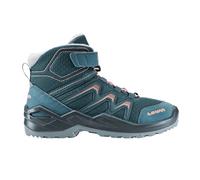 Lowa Winterschuhe Maddox Warm Mid GTX (Textil/Synthetik, wasserdicht) 2025 petrol/rose Kinder, Größe Euro (US) 38 (6)