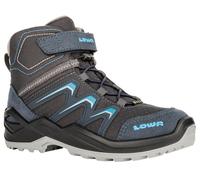 Lowa Winterschuhe Maddox Warm Mid GTX (Textil/Synthetik, wasserdicht) 2025 stahlblau Kinder, Größe Euro (US) 39 (6,5)