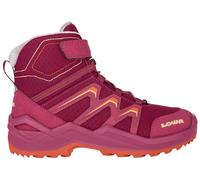 Lowa Winterschuhe Maddox Warm Mid GTX (Textil/Synthetik, wasserdicht) beere/orange Kinder, Größe Euro (US) 38 (6)