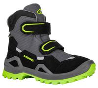 Lowa Winterschuhe Milo Evo Mid GTX (Textil/Synthetik, wasserdicht) limegrün/grau Kinder, Größe Euro (US) 38 (6)