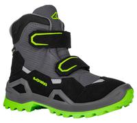 Lowa Winterschuhe Milo Evo Mid GTX (Textil/Synthetik, wasserdicht) limegrün/grau Kinder, Größe Euro (US) 27 (10)