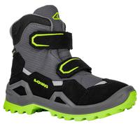 Lowa Winterschuhe Milo Evo Mid GTX (Textil/Synthetik, wasserdicht) limegrün/grau Kinder, Größe Euro (US) 35 (3,5)