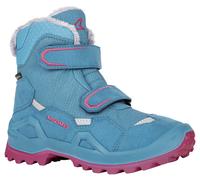 Lowa Winterschuhe Milo Evo Mid GTX (Textil/Synthetik, wasserdicht) türkis/fuchsia Kinder, Größe Euro (US) 31 (13,5)