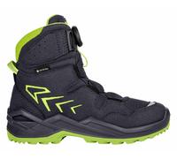 Lowa Winterstiefel Firo GTX HI (Textil/Synthetik, wasserdicht) navyblau/limone Kinder, Größe Euro (US) 38 (6)