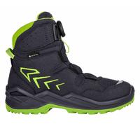 Lowa Winterstiefel Firo GTX HI (Textil/Synthetik, wasserdicht) navyblau/limone Kinder, Größe Euro (US) 36 (4,5)