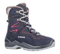 Lowa Winterstiefel Lino GTX High (Veloursleder/Textil, wasserdicht) 2024 navyblau/fuchsia Kinder, Größe Euro (US) 38 (6)