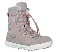 Lowa Winterstiefel Lucy GTX (Veloursleder/Textil, wasserdicht) 2024 grau/rosa Kinder, Größe Euro (US) 30 (13)