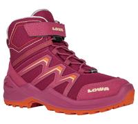 Lowa Winterstiefel "MADDOX WARM GORE-TEX MID JR" mit Klettverschluss, profilierte Gummilaufsohle, wasserdicht (91084927-39) beere, orange