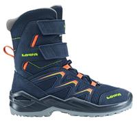 Lowa Winterstiefel Maddox Warm High GTX (Textil/Synthetik, wasserdicht) 2025 navyblau/orange Kinder, Größe Euro (US) 39 (6,5)