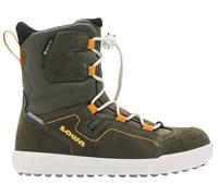 Lowa Winterstiefel Raik 2 High GTX (Veloursleder/Textil, wasserdicht) olivegrün/gelb Kinder, Größe Euro (US) 36 (4,5)