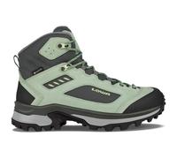 Lowa Wanderschuhe Corvara GTX Mid Damen Patinagrün/Grau Gr. 42