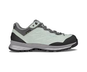 LOWA Women's DELAGO GTX LO Trekkingstiefel patinagrün/hellblau - hellgrün Größe EU: 37,5
