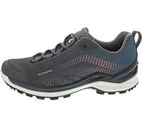 Lowa Wanderschuhe Zirrox Low GTX (Multifunktion, wasserdicht) stahlblau/mandarin Damen, Größe Euro (US) 40 (8,5)
