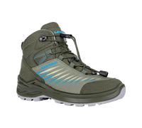 LOWA Zirrox II GTX Mid Jr für Kinder, grün, Größe 34 EU