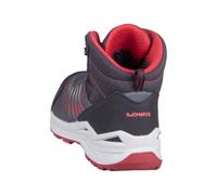 Lowa Wanderschuhe Zirrox II GTX MID Junior (Multifunktion, wasserdicht) graphitegrau/korallrot Kinder, Größe Euro (US) 37 (5)